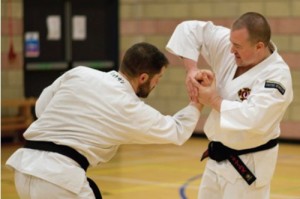 Mr Steve Williams shows kenshi how to correctly perform juho waza!