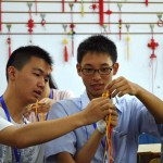 体験授業「伝統工芸の結い紐」
